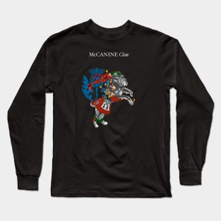 McCANINE Clan Tartan Dog Canine Terrier Scotland Ireland Pets Long Sleeve T-Shirt